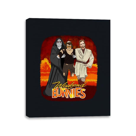 Weekend at Burnie’s - Canvas Wraps Canvas Wraps RIPT Apparel 11x14 / Black