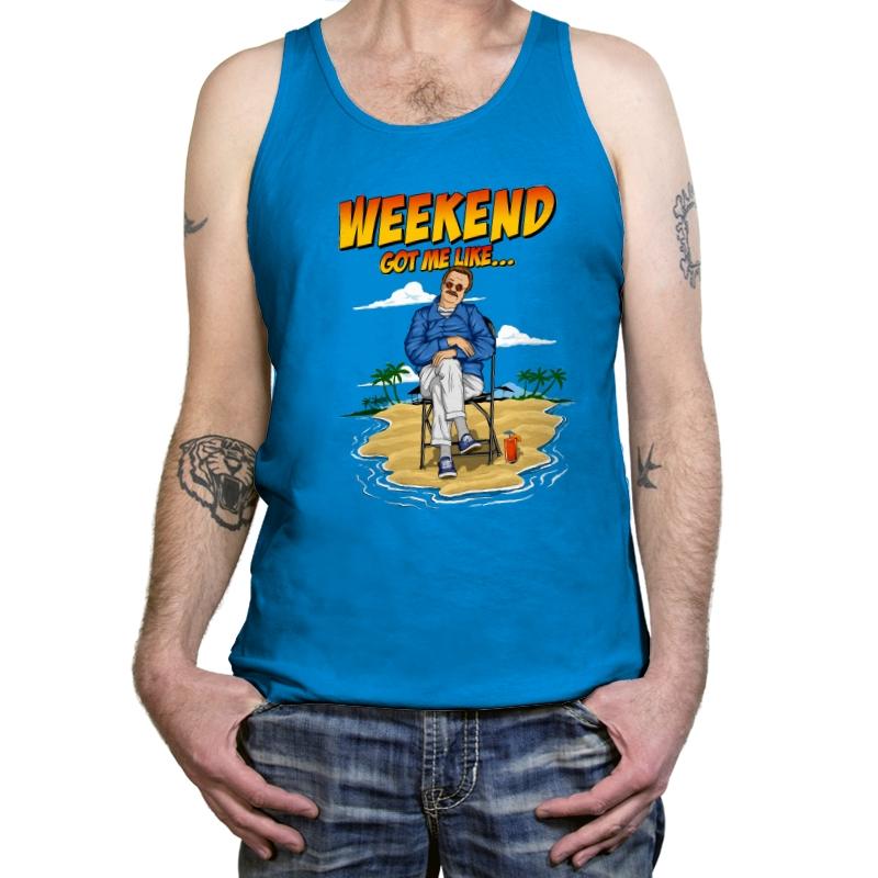 Weekend Plans - Tanktop Tanktop RIPT Apparel X-Small / Teal