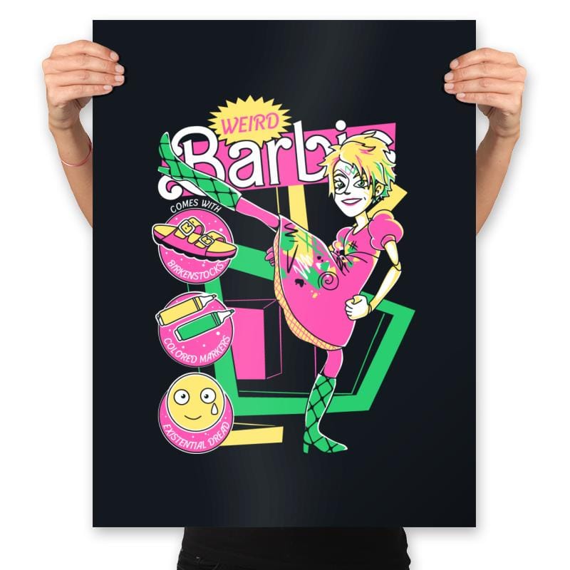 Weird Doll - Prints Posters RIPT Apparel 18x24 / Black