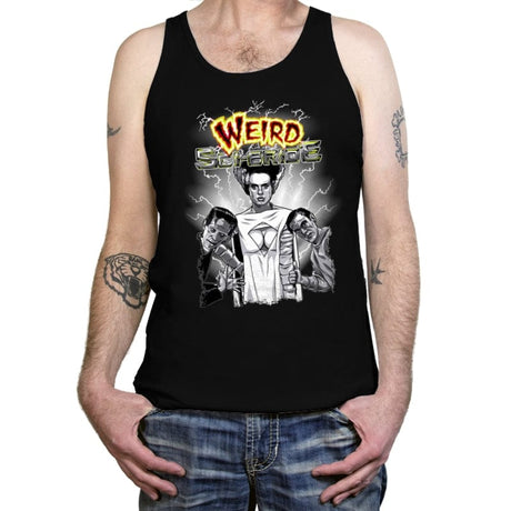 Weird Sci Bride - Tanktop Tanktop RIPT Apparel X-Small / Black