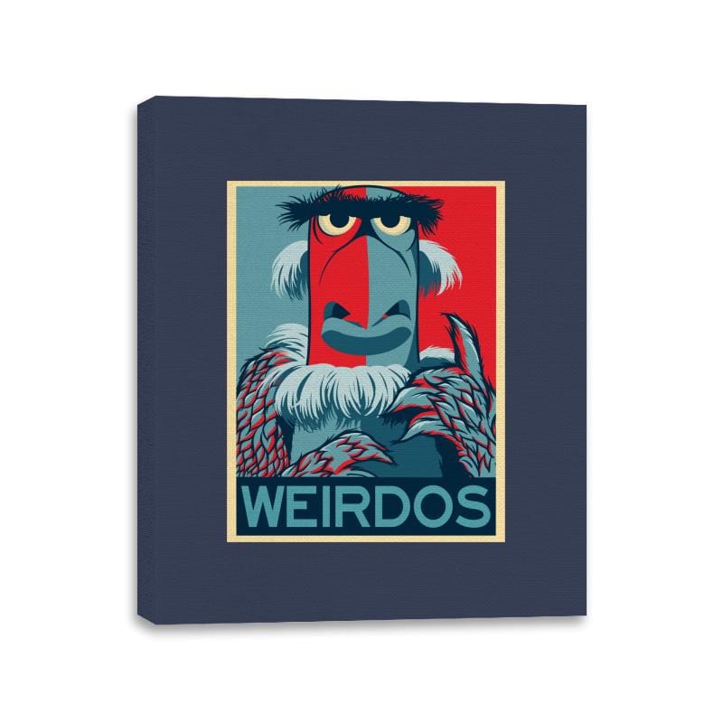 Weirdos - Canvas Wraps Canvas Wraps RIPT Apparel 11x14 / Navy