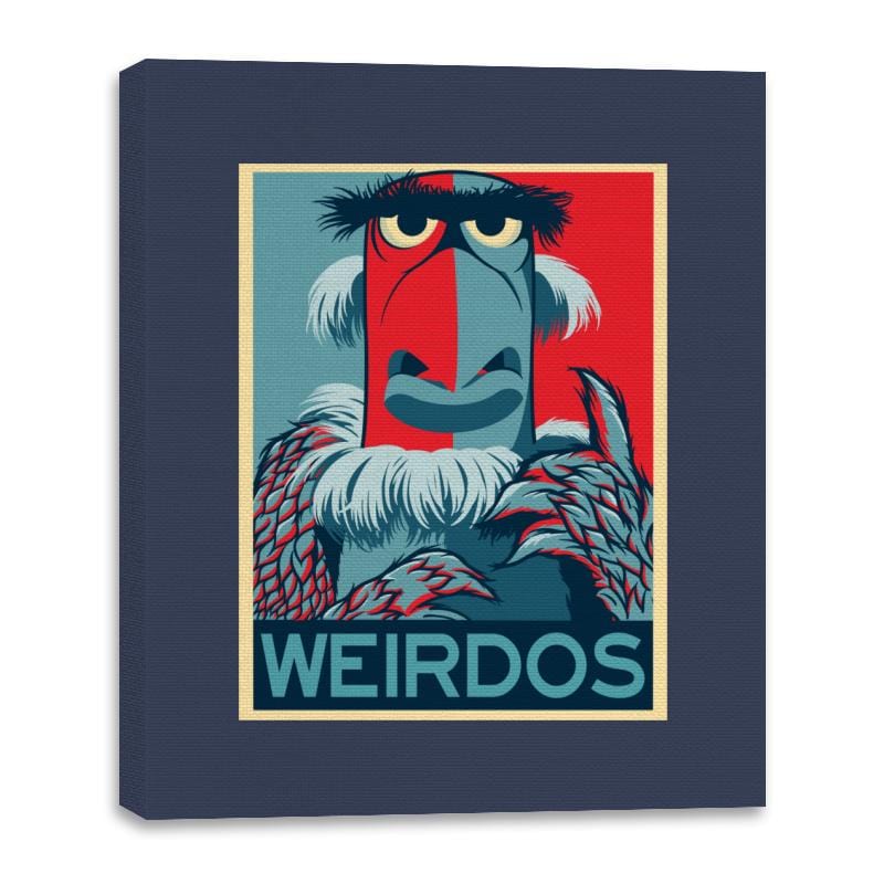 Weirdos - Canvas Wraps Canvas Wraps RIPT Apparel 16x20 / Navy