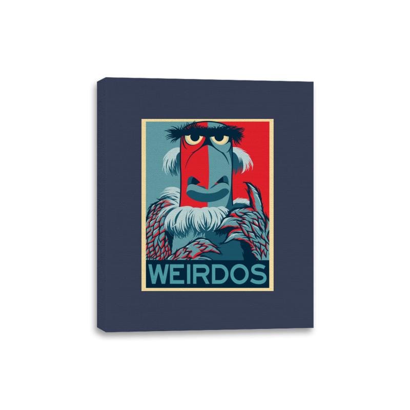 Weirdos - Canvas Wraps Canvas Wraps RIPT Apparel 8x10 / Navy