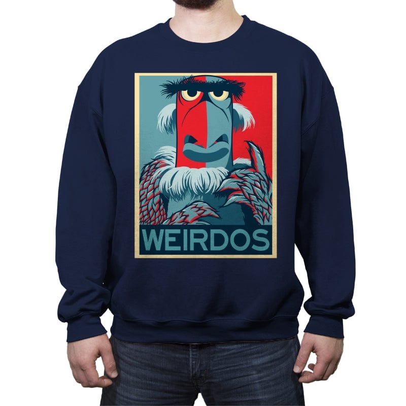 Weirdos - Crew Neck Sweatshirt Crew Neck Sweatshirt RIPT Apparel Small / Navy