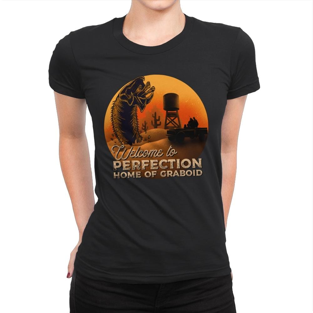 Welcome Home Perfection - Womens Premium T-Shirts RIPT Apparel Small / Black