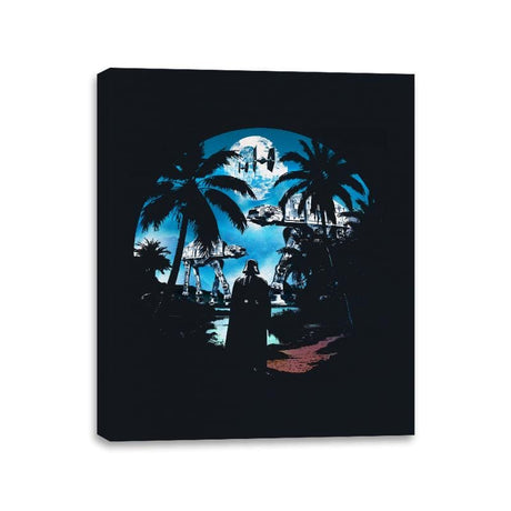 Welcome to Adventure - Canvas Wraps Canvas Wraps RIPT Apparel 11x14 / Black