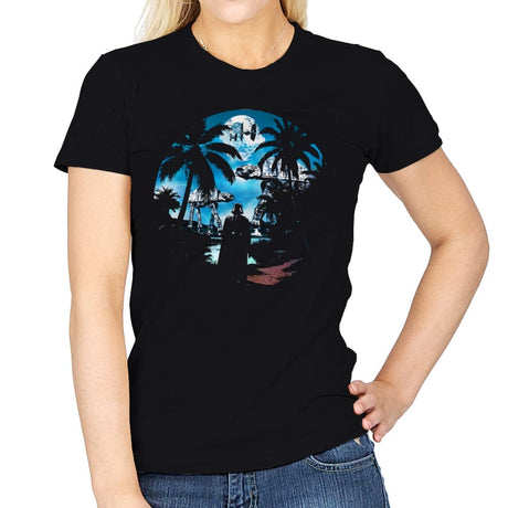 Welcome to Adventure - Womens T-Shirts RIPT Apparel Small / Black