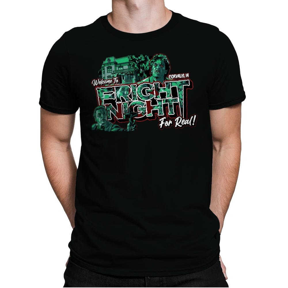 Welcome To Fright Night - Mens Premium T-Shirts RIPT Apparel Small / Black