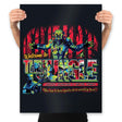 Welcome To The Jungle - Prints Posters RIPT Apparel 18x24 / Black