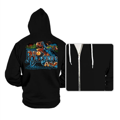 Welcome to the Neo-Jurassic Age - Hoodies Hoodies RIPT Apparel Small / Black