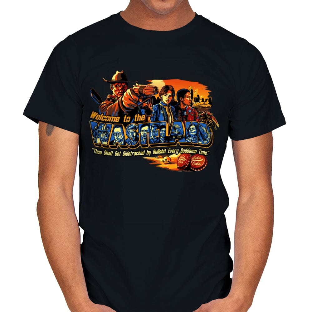 Welcome to the Wasteland - Mens T-Shirts RIPT Apparel Small / Black