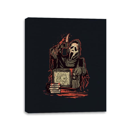 What's Favorite Scream Movie? - Canvas Wraps Canvas Wraps RIPT Apparel 11x14 / Black