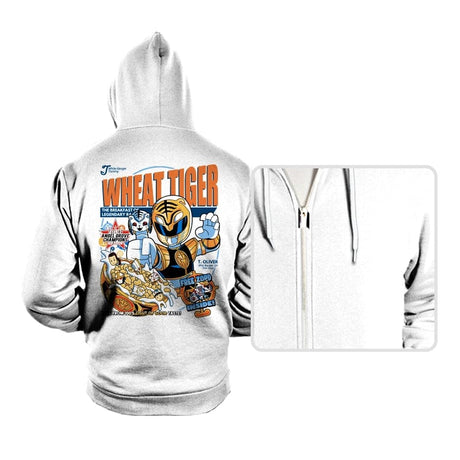 Wheat Tiger - Hoodies Hoodies RIPT Apparel Small / White