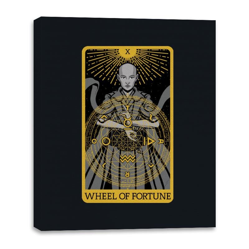 Wheel of Fortune - Canvas Wraps Canvas Wraps RIPT Apparel 16x20 / Black