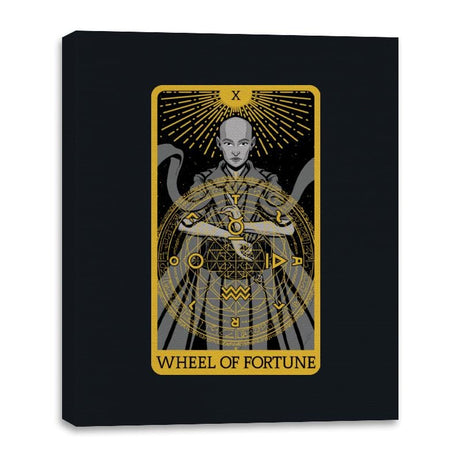 Wheel of Fortune - Canvas Wraps Canvas Wraps RIPT Apparel 16x20 / Black