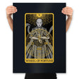 Wheel of Fortune - Prints Posters RIPT Apparel 18x24 / Black