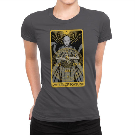 Wheel of Fortune - Womens Premium T-Shirts RIPT Apparel Small / Heavy Metal