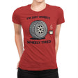 Wheely, Wheely Tired - Womens Premium T-Shirts RIPT Apparel Small / Red