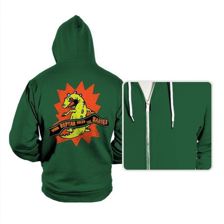 When Reptar Ruled The Babies - Hoodies Hoodies RIPT Apparel Small / True Royal