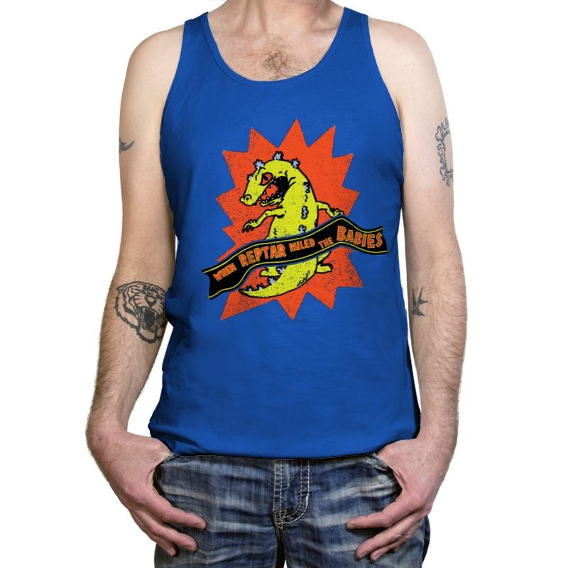 When Reptar Ruled The Babies - Tanktop Tanktop RIPT Apparel X-Small / True Royal