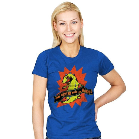 When Reptar Ruled The Babies - Womens T-Shirts RIPT Apparel Small / Royal