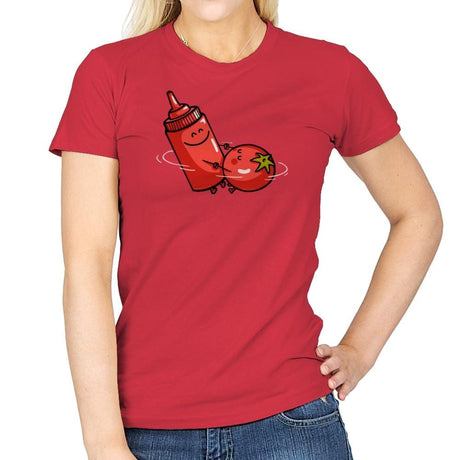 When the Love is Pure - Womens T-Shirts RIPT Apparel Small / Red