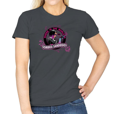 Where in the World is Sombra Sandiego? Exclusive - Womens T-Shirts RIPT Apparel Small / Charcoal