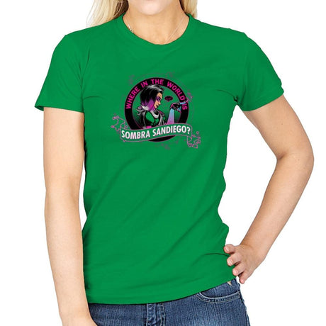 Where in the World is Sombra Sandiego? Exclusive - Womens T-Shirts RIPT Apparel Small / Irish Green