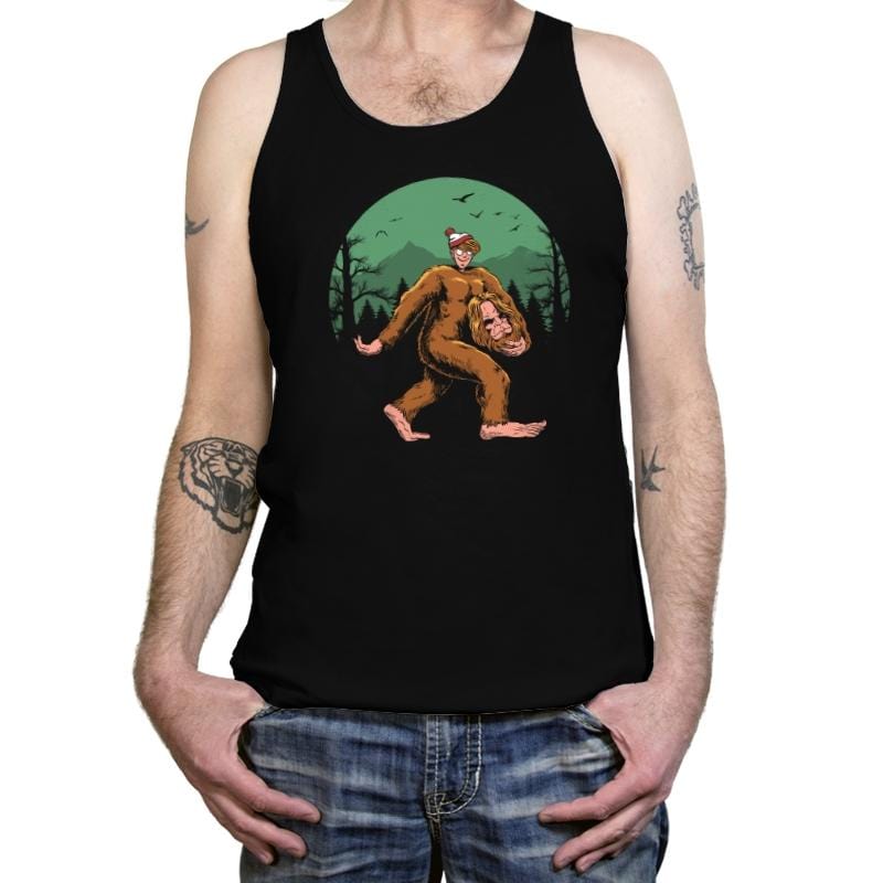 Where is Big Foot? - Tanktop Tanktop RIPT Apparel X-Small / Black