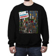 Where's Freddy? - Crew Neck Sweatshirt Crew Neck Sweatshirt RIPT Apparel Small / Black