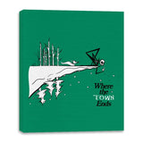 Where the Town Ends - Canvas Wraps Canvas Wraps RIPT Apparel 16x20 / Kelly