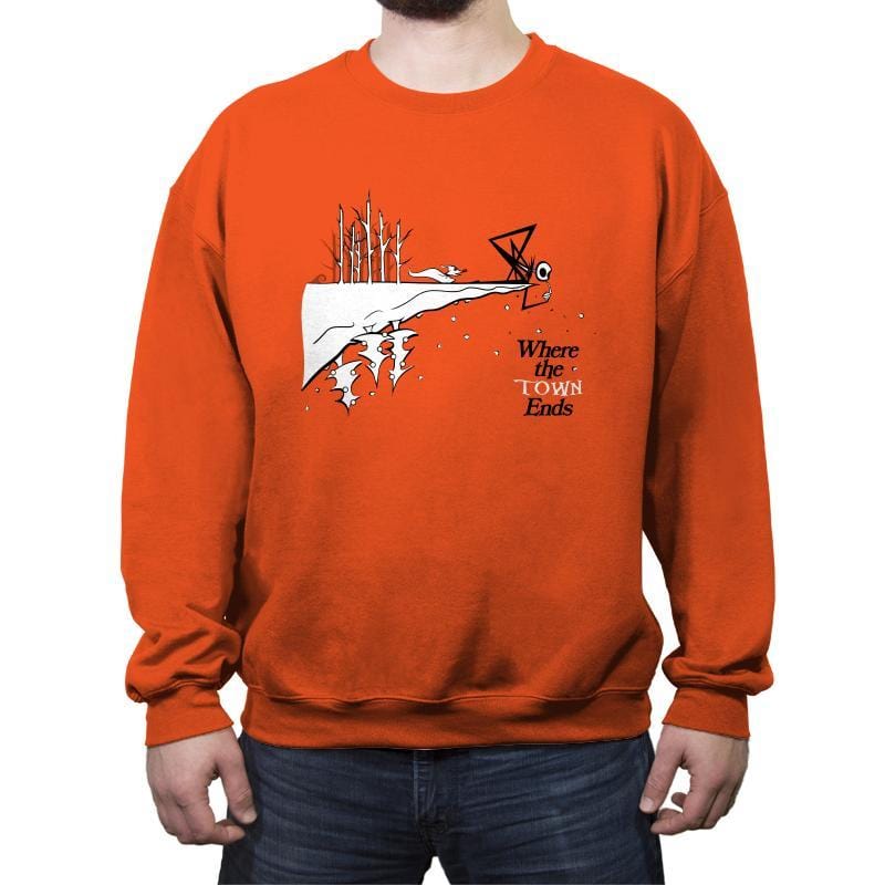 Where The Town Ends - Crew Neck Sweatshirt Crew Neck Sweatshirt RIPT Apparel