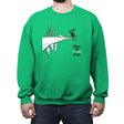 Where the Town Ends - Crew Neck Sweatshirt Crew Neck Sweatshirt RIPT Apparel Small / Irish Green