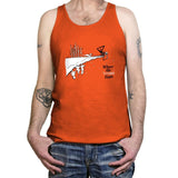 Where The Town Ends - Tanktop Tanktop RIPT Apparel X-Small / Orange