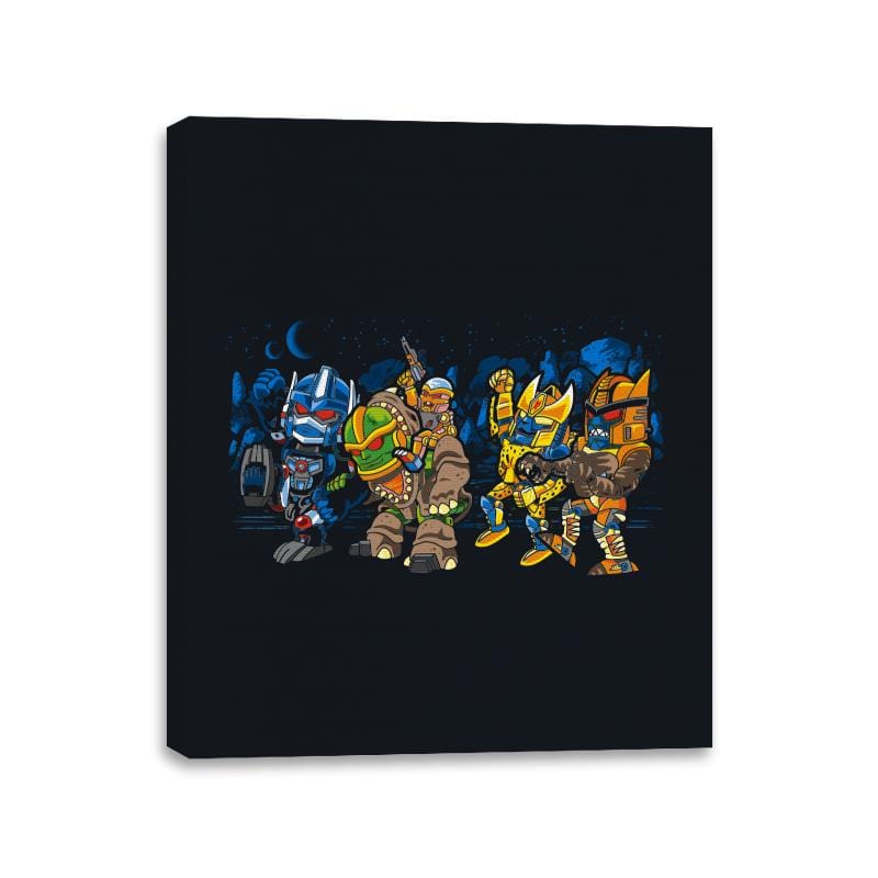 Where the War Beasts Are - Canvas Wraps Canvas Wraps RIPT Apparel 11x14 / Black