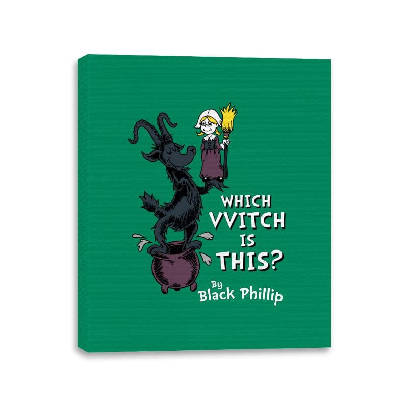 Which Witch is this? - Canvas Wraps Canvas Wraps RIPT Apparel 11x14 / Kelly