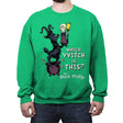 Which Witch is this? - Crew Neck Sweatshirt Crew Neck Sweatshirt RIPT Apparel Small / Irish Green