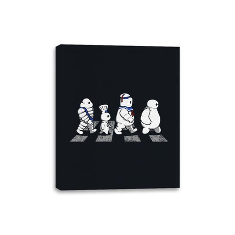 White Puff Road - Canvas Wraps Canvas Wraps RIPT Apparel 8x10 / Black