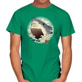 White Shark Attack! - Mens T-Shirts RIPT Apparel Small / Kelly