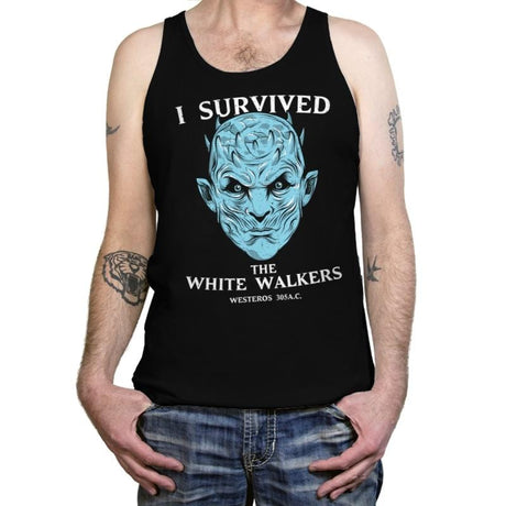 White Walker Survivor - Tanktop Tanktop RIPT Apparel X-Small / Black