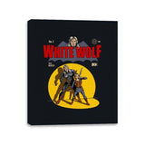 White Wolf - Canvas Wraps Canvas Wraps RIPT Apparel 11x14 / Black