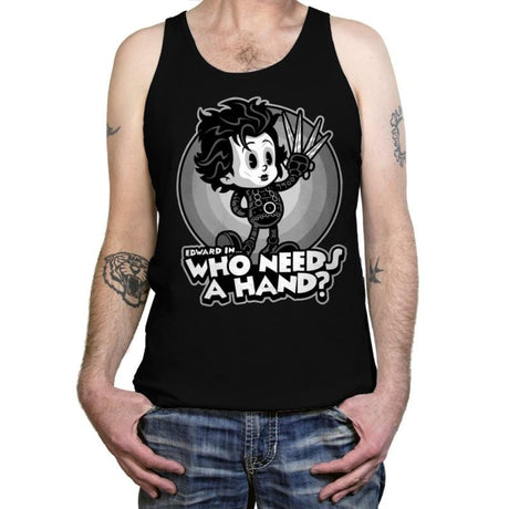 Who Needs A Hand? - Tanktop Tanktop RIPT Apparel X-Small / Black