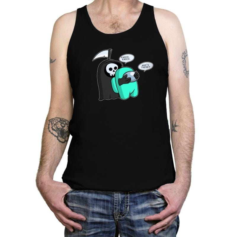 Who's There? - Tanktop Tanktop RIPT Apparel X-Small / Black