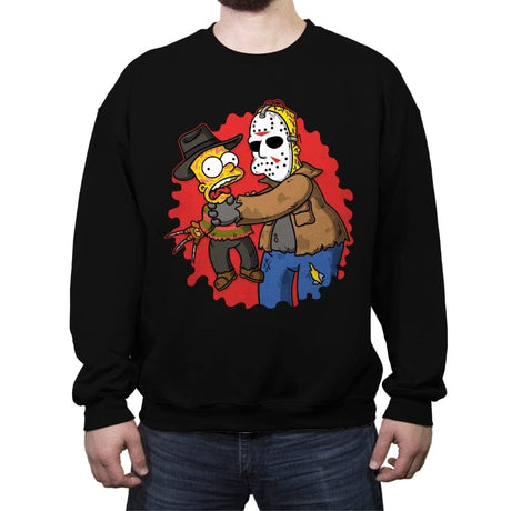 Why You Little Freddy - Crew Neck Sweatshirt Crew Neck Sweatshirt RIPT Apparel Small / Black