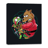 Why You Little Turtle Raph - Canvas Wraps Canvas Wraps RIPT Apparel 16x20 / Black