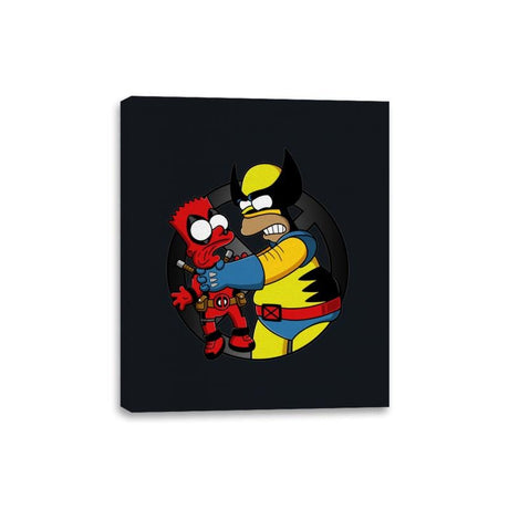 Why You Little Wade - Canvas Wraps Canvas Wraps RIPT Apparel 8x10 / Black