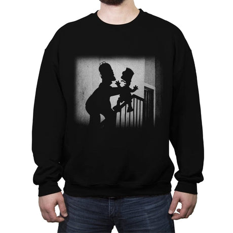 Why You Littlesferatu - Crew Neck Sweatshirt Crew Neck Sweatshirt RIPT Apparel Small / Black