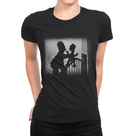 Why You Littlesferatu - Womens Premium T-Shirts RIPT Apparel Small / Black