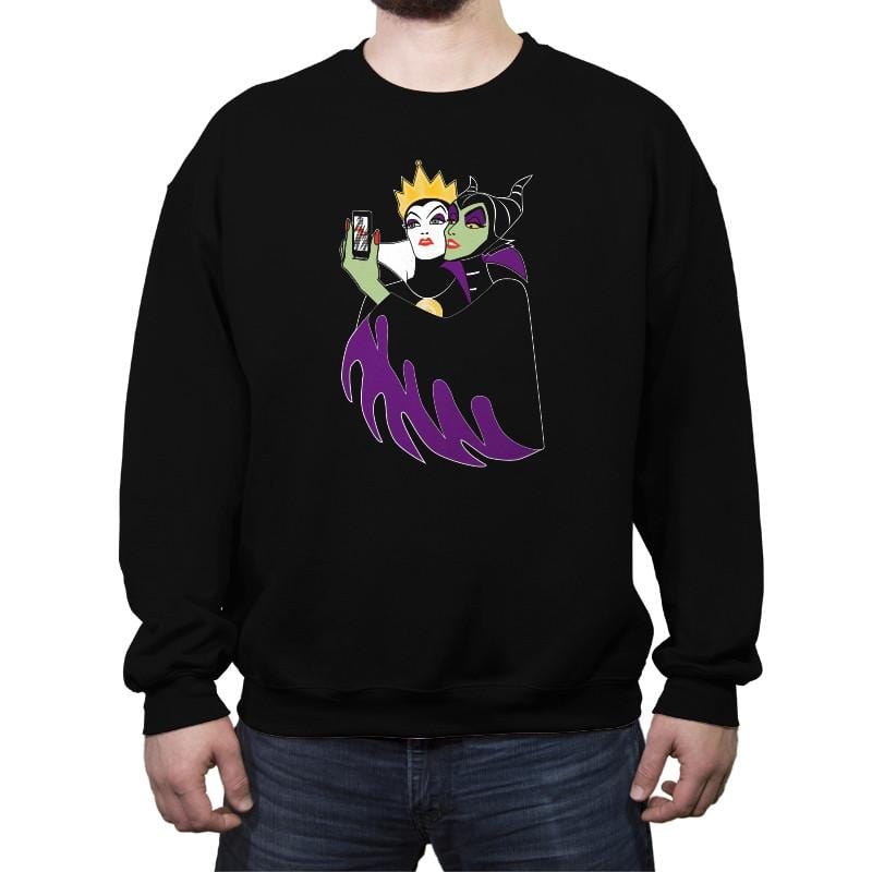 Wicked Selfie Reprint - Crew Neck Sweatshirt Crew Neck Sweatshirt RIPT Apparel