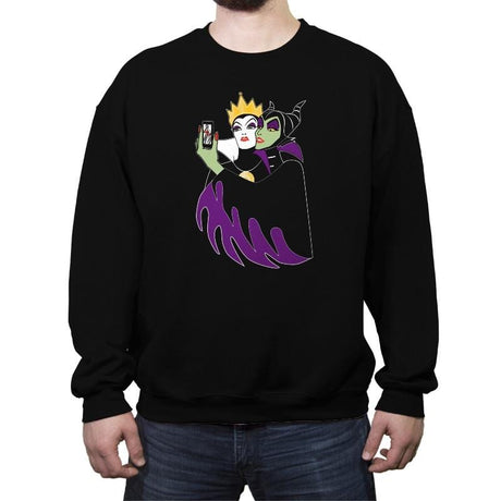 Wicked Selfie Reprint - Crew Neck Sweatshirt Crew Neck Sweatshirt RIPT Apparel